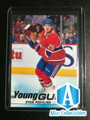 2019-20 UD Ryan Poehling YOUNG GUNS Rookie Montreal Canadiens